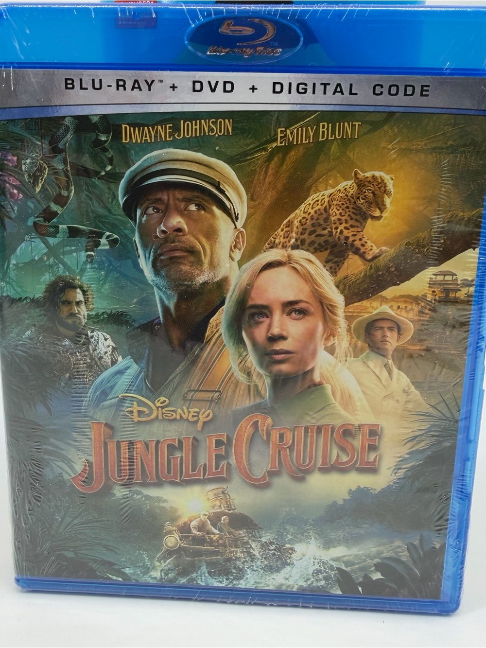 Disney Jungle Cruise Blu‑ray + DVD in Blue Case